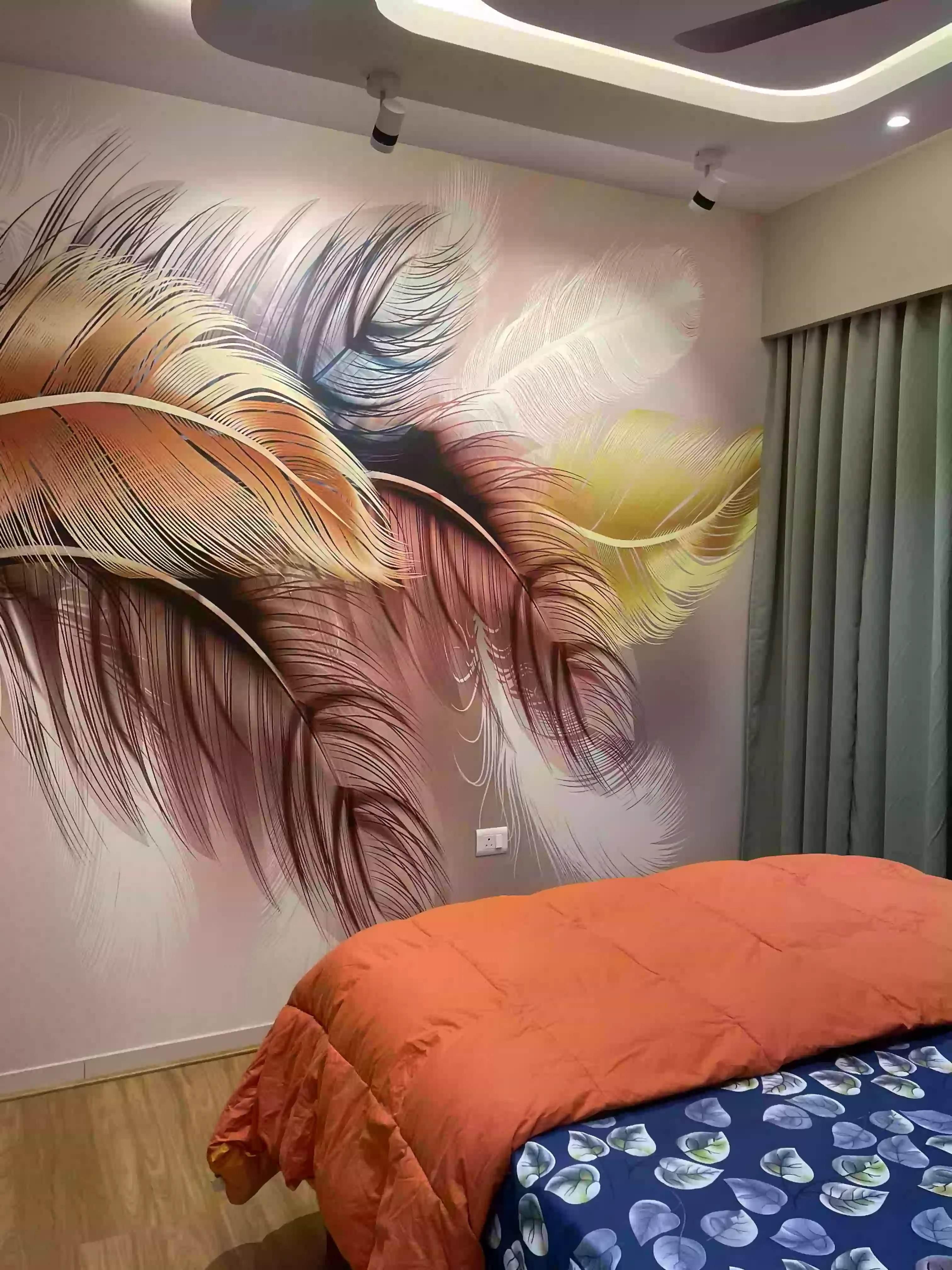 S A Interiors wallpapers and cutains